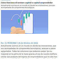 Cmo funciona el venture capital o capital emprendedor